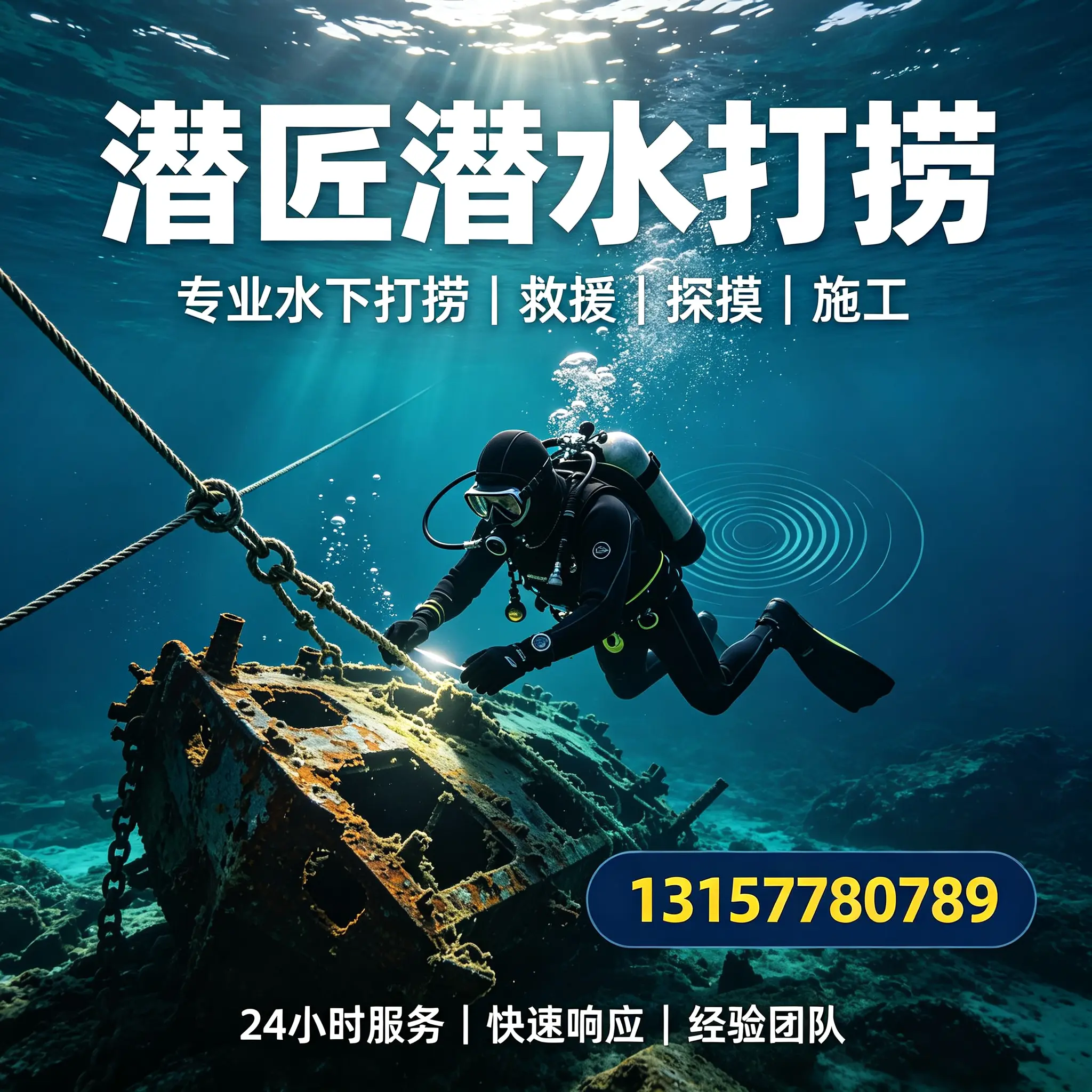 台山水下打捞作业服务产品